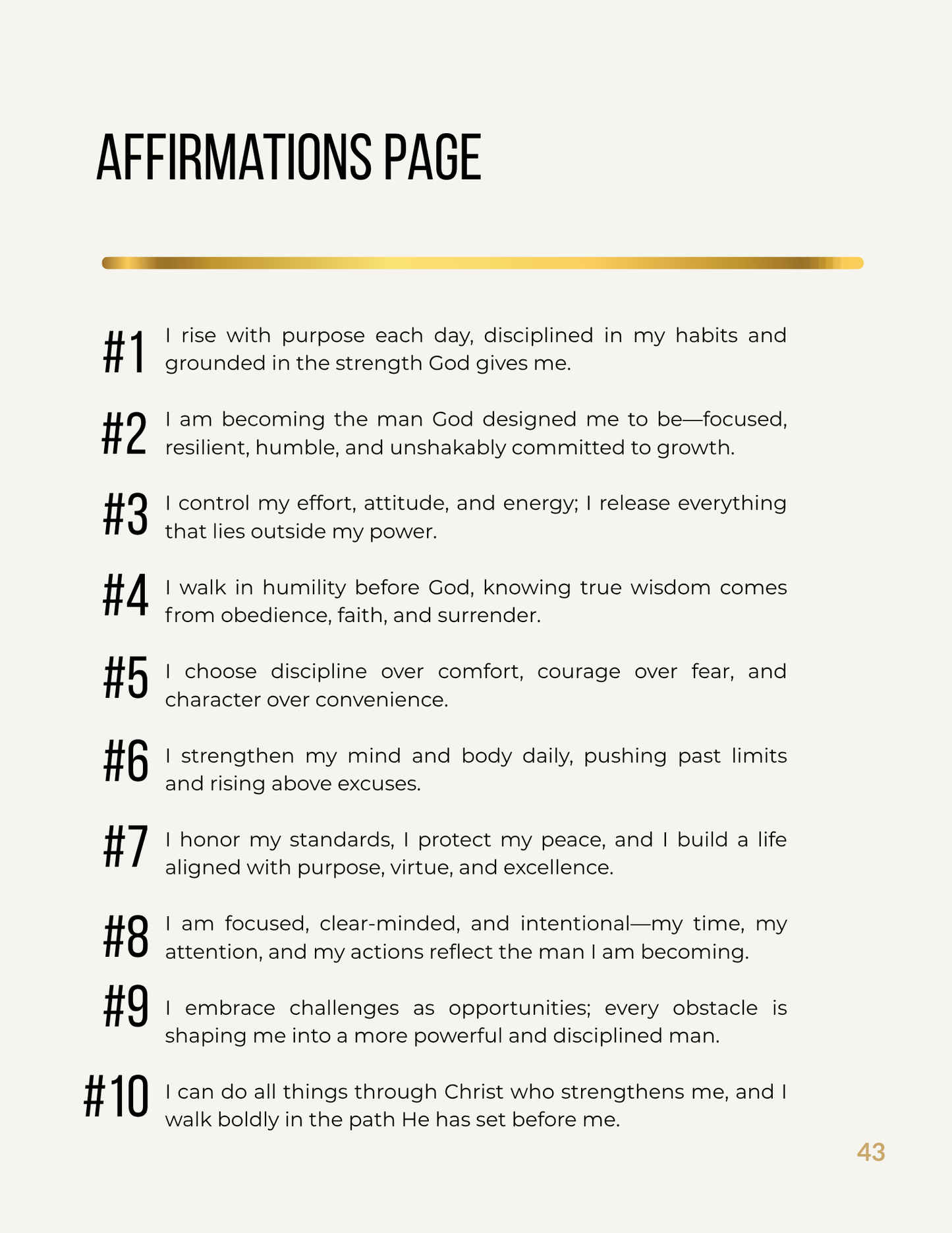 Rise: The Transformation Workbook for Men